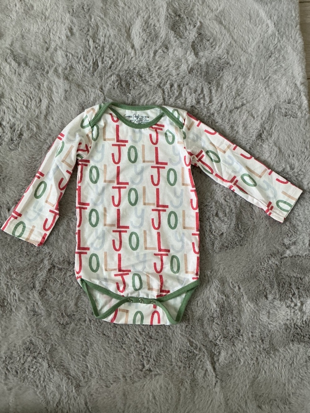 Copper pearl Christmas onesie